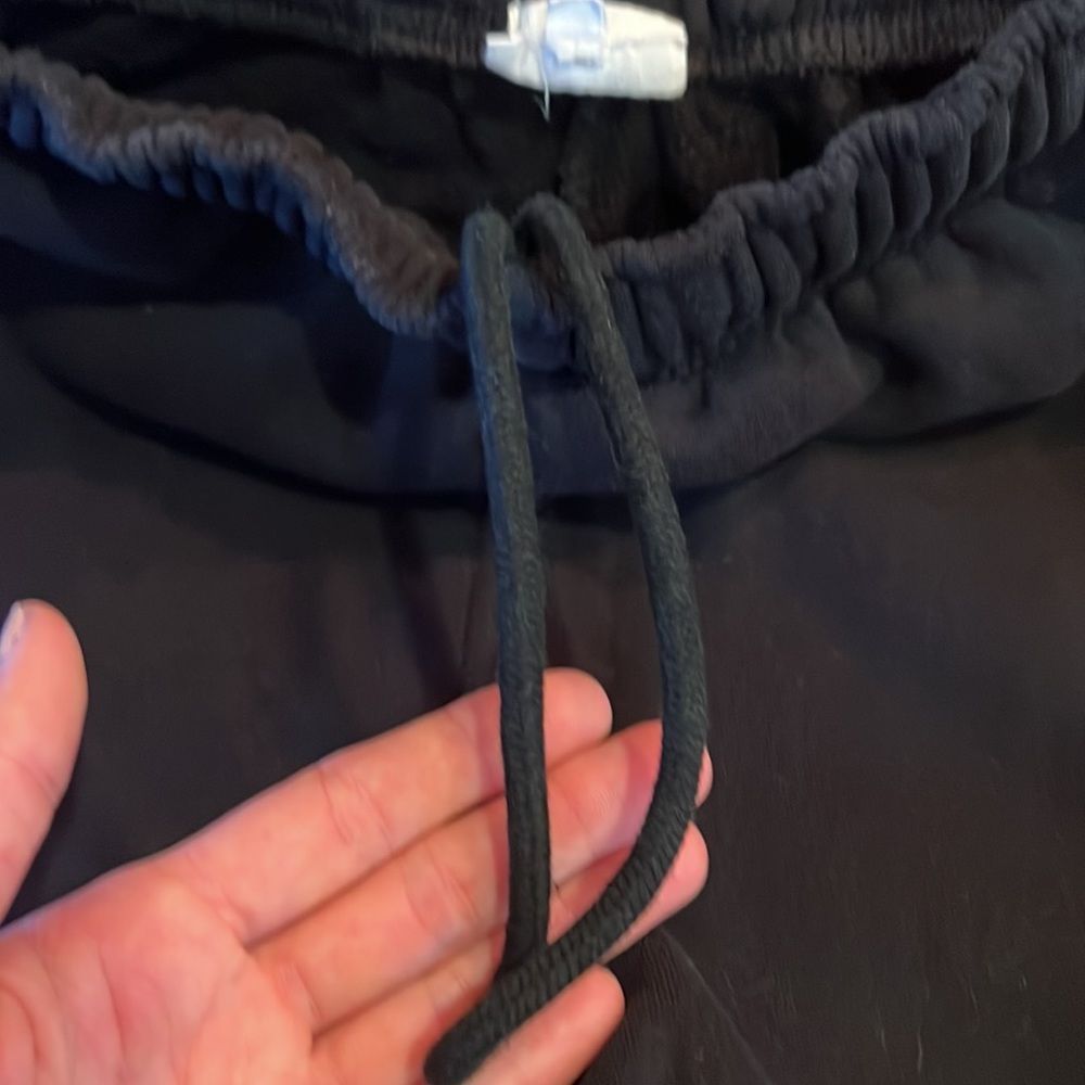 Nia Black Cargo cotton sweatpant - Picture 5 of 10